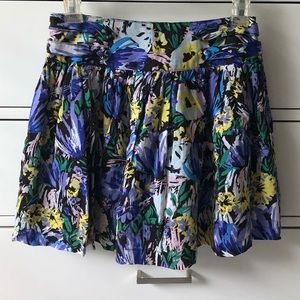 Twenty-One Floral Mini Skirt